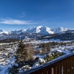 vue sur le mont blanc